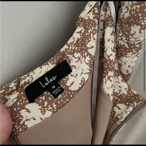 Lulu’s Picturesque Moments Brown Floral Maxi - Picture 2 of 6